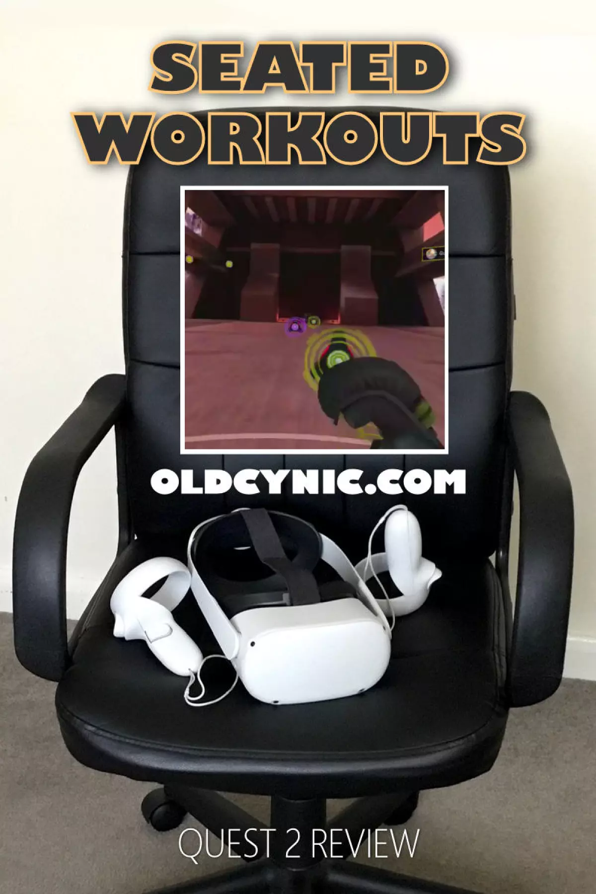 Meta Quest 2 Seated Workout Routine VR Disabled Fitness New