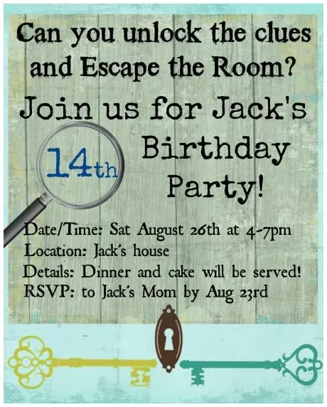 Would your tween or teen love to have an Escape Room birthday party at home but you have no idea where to begin? Here