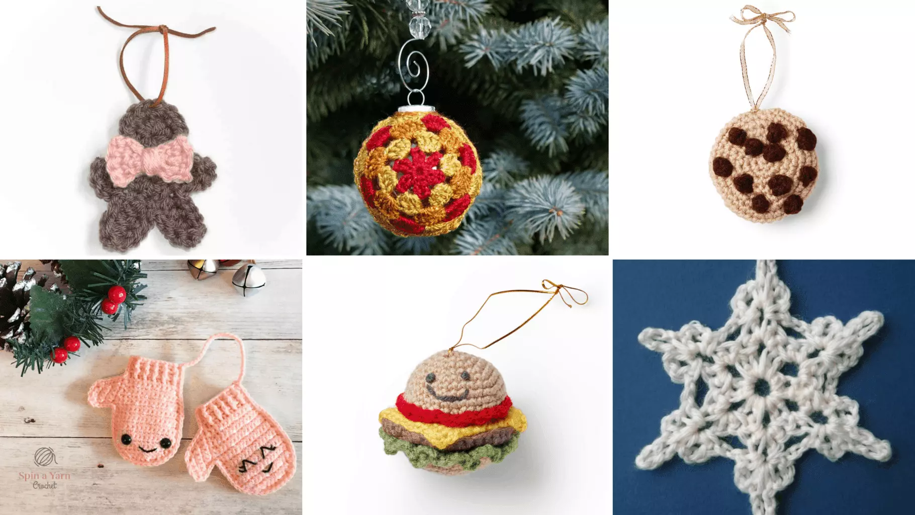 37 Free Crochet Christmas Ornaments - All free patterns can be found below.