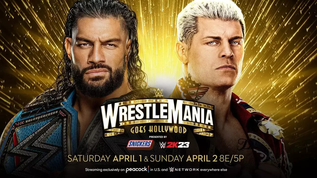 Poster for WrestleMania 39