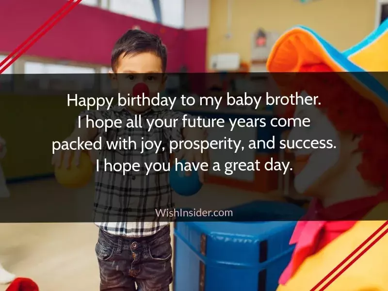 best birthday wish for little brother