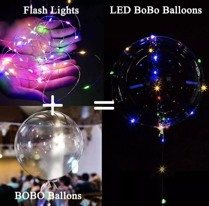 LED Light Up BoBo Balloons