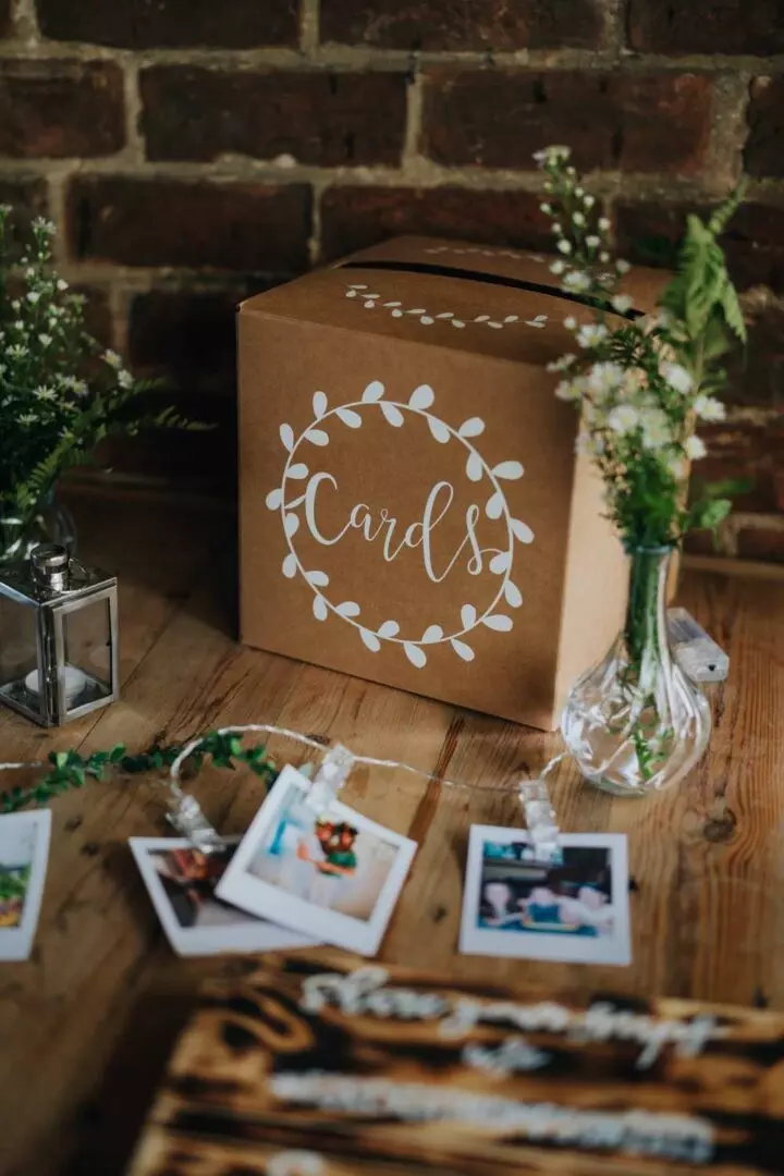 Wedding Card Post Box Cardboard Bloom Weddings