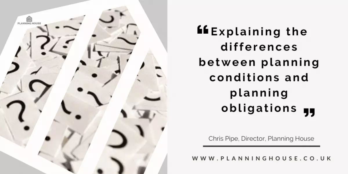 Planning Obligations vs Planning Conditions