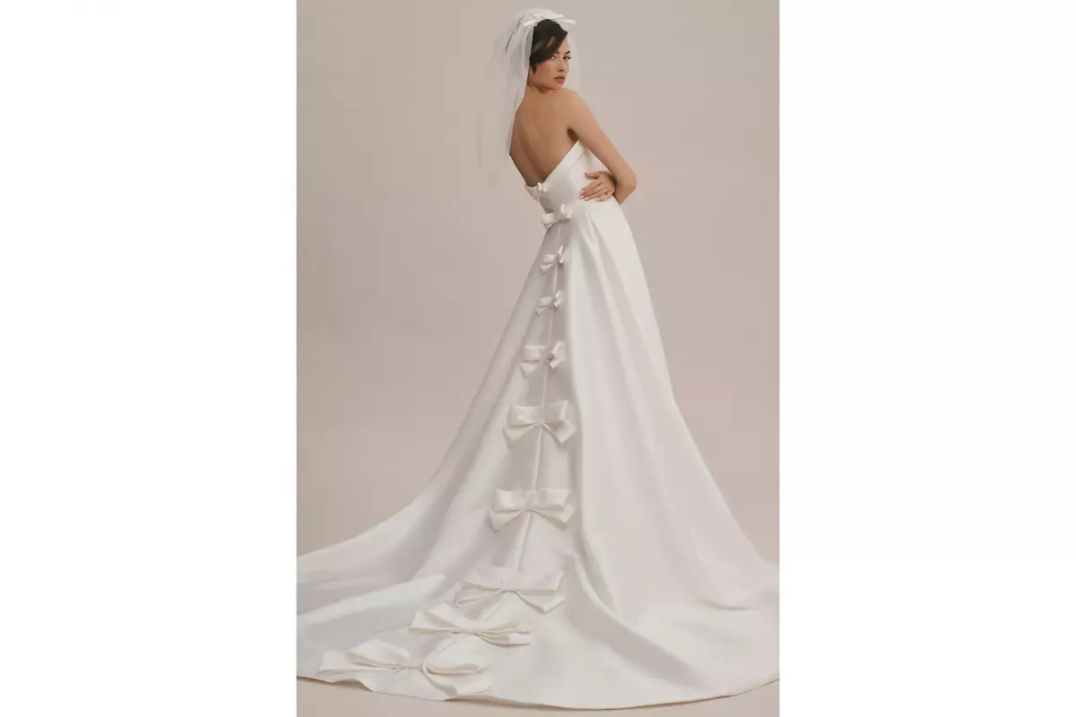 Viktor & Rolf for BHLDN Penelope Strapless Bow-Back A-Line Wedding Gown