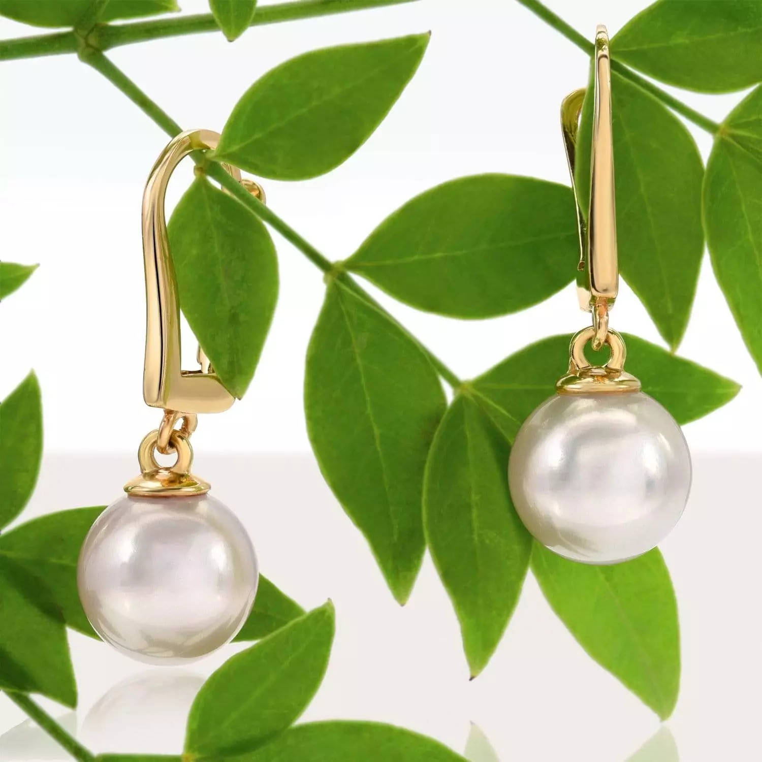 Pearl Anniversary Gift Ideas: Akoya Pearl Dangle Earrings
