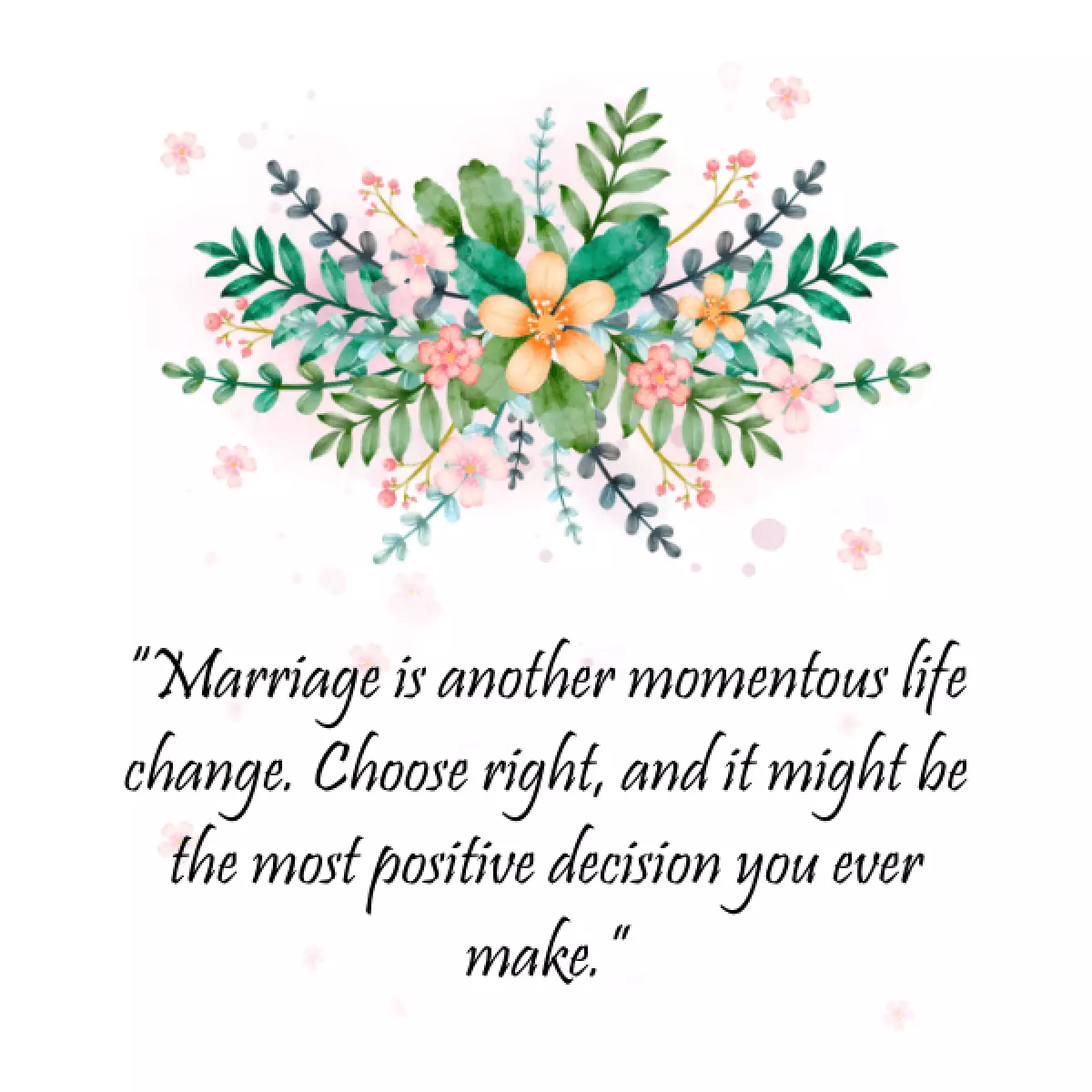 Romantic Wedding Quote for Couple