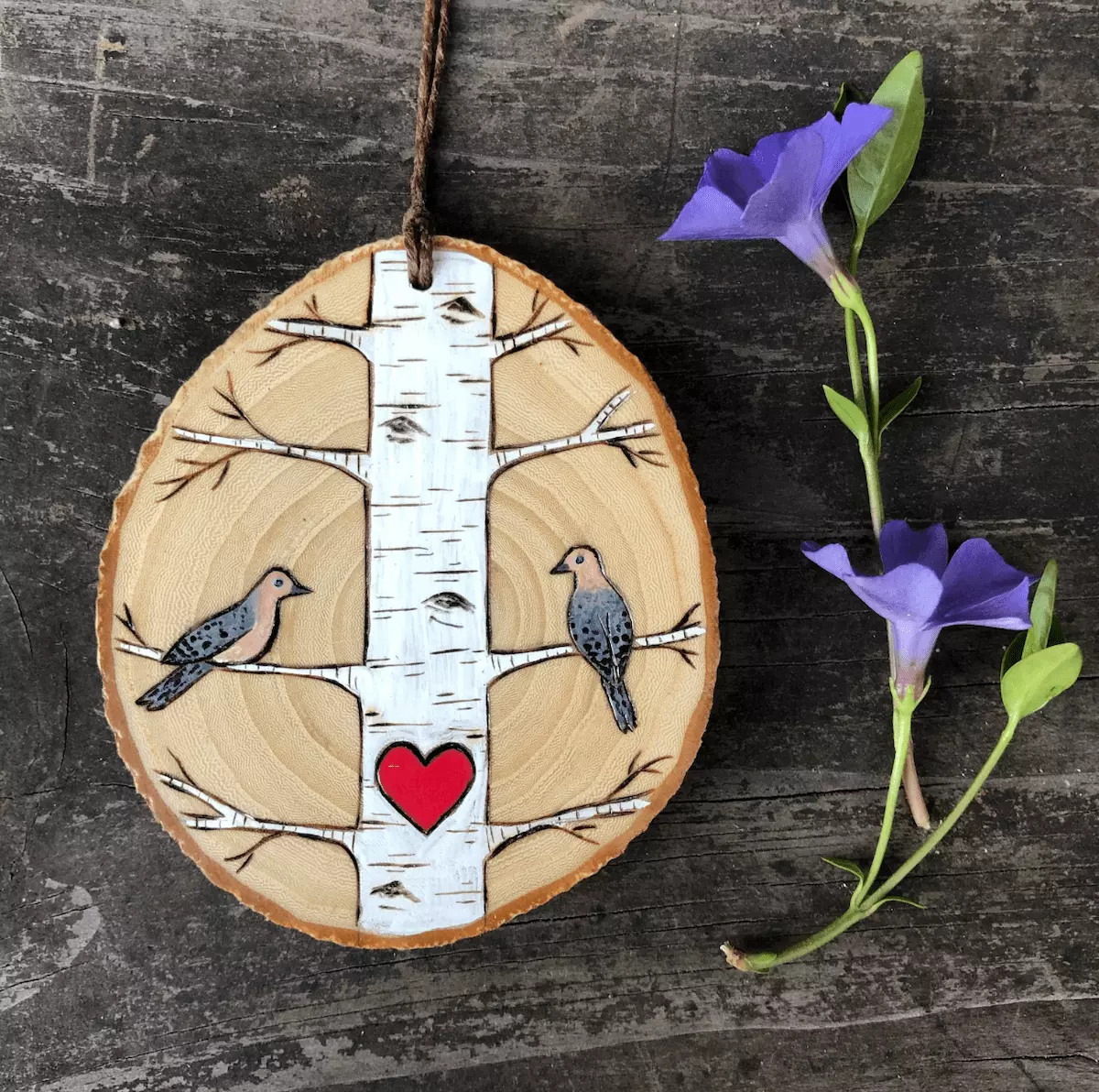 mourning dove ornament