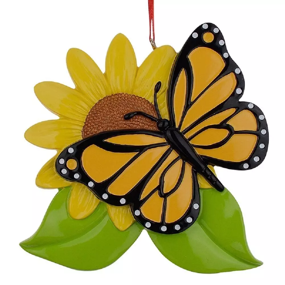 butterfly personalized hanging figurine ornament