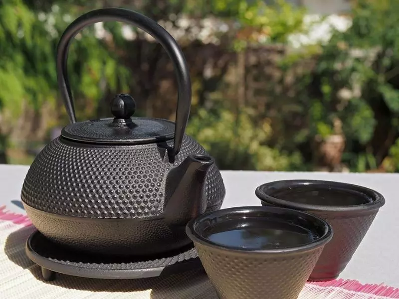 Iron Teapot Set For The Year 6 Anniversary Gift