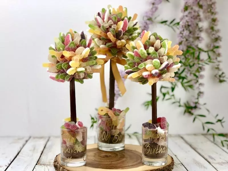 Personalized Haribo Sweet Tree For The 6Th Anniversary Gift