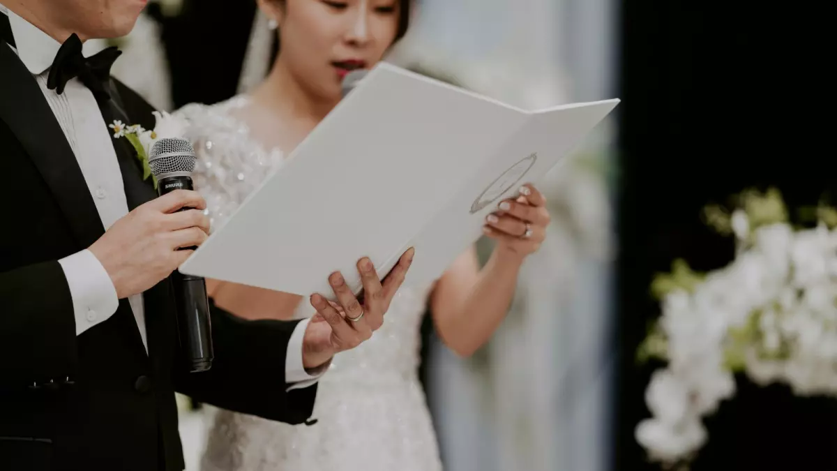 Modern South Korean Wedding Ceremony