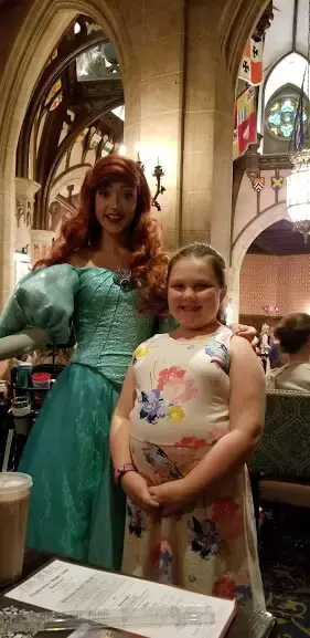 Ariel at Cinderella's Royal Table