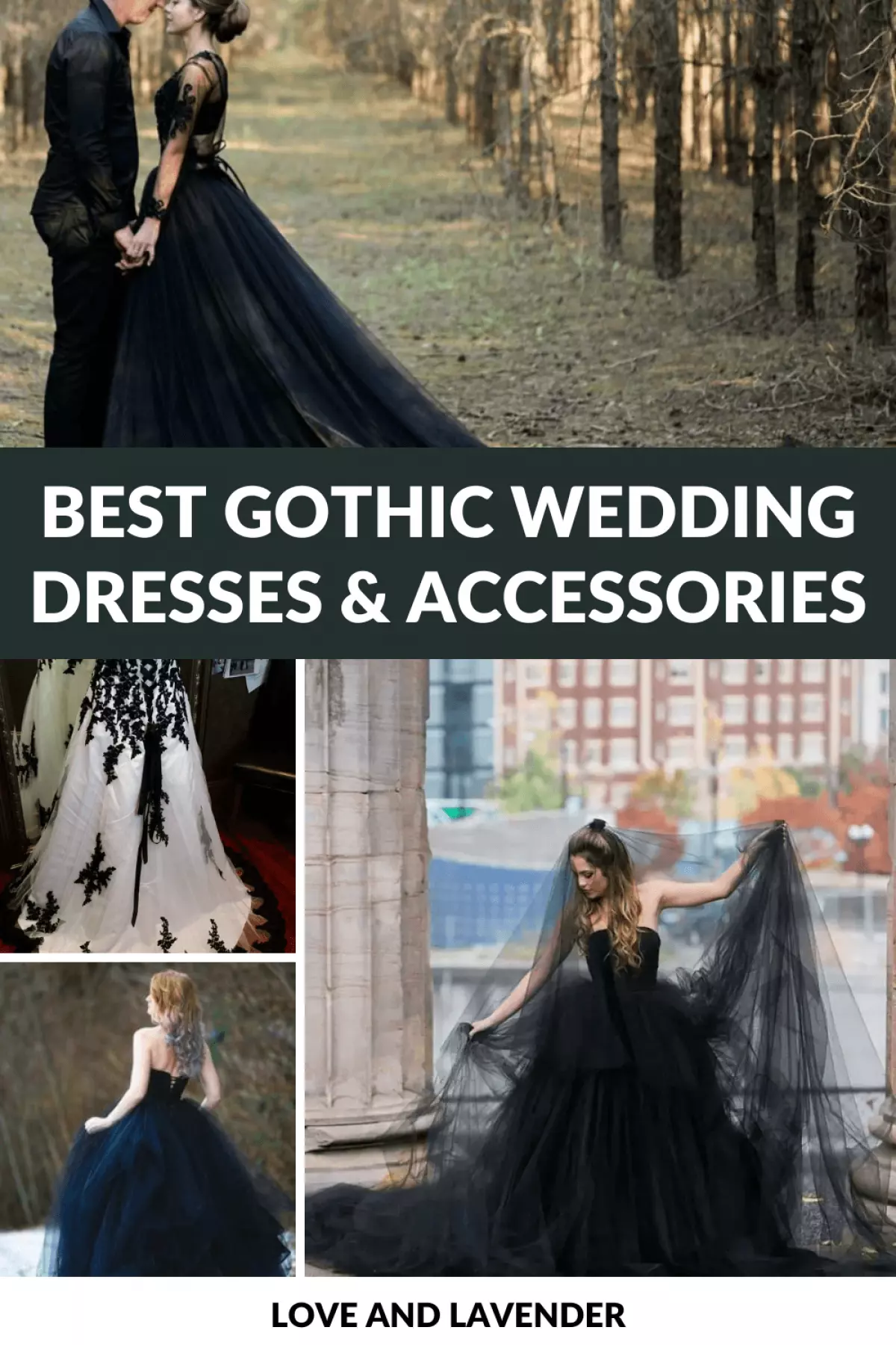 Gorgeous Gothic Wedding Dresses & Accessories