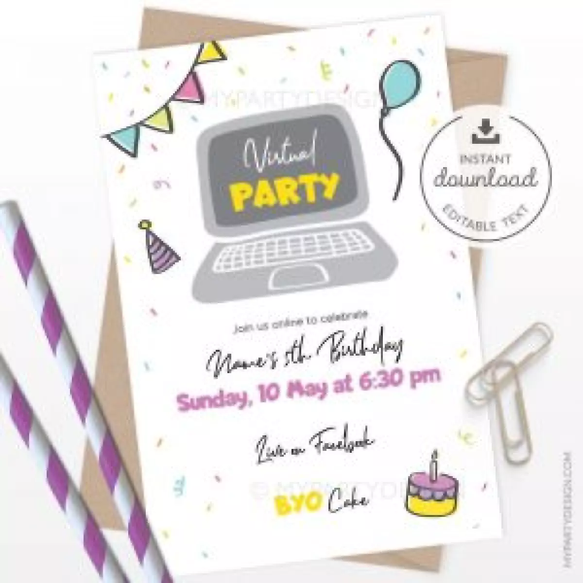 Virtual Party Invitation