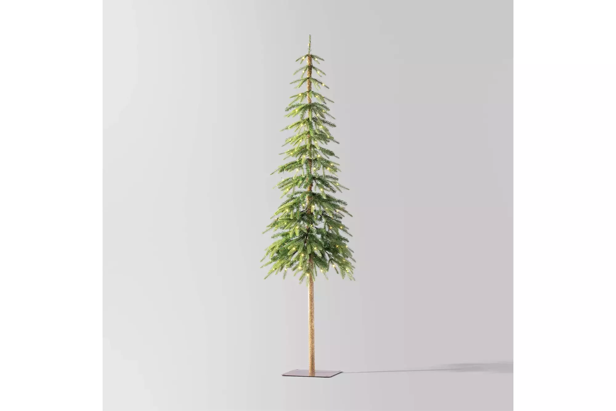 Wondershop 6' Pre-Lit LED Alpine Balsam Artificial Christmas Tree