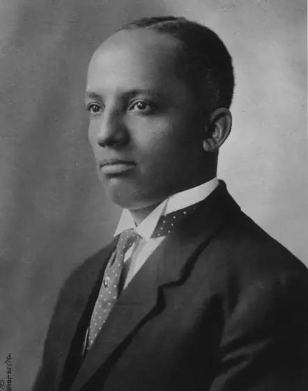 A photo of Dr. Carter G. Woodson, the man who came up with the concept of Black History Month in 1926.