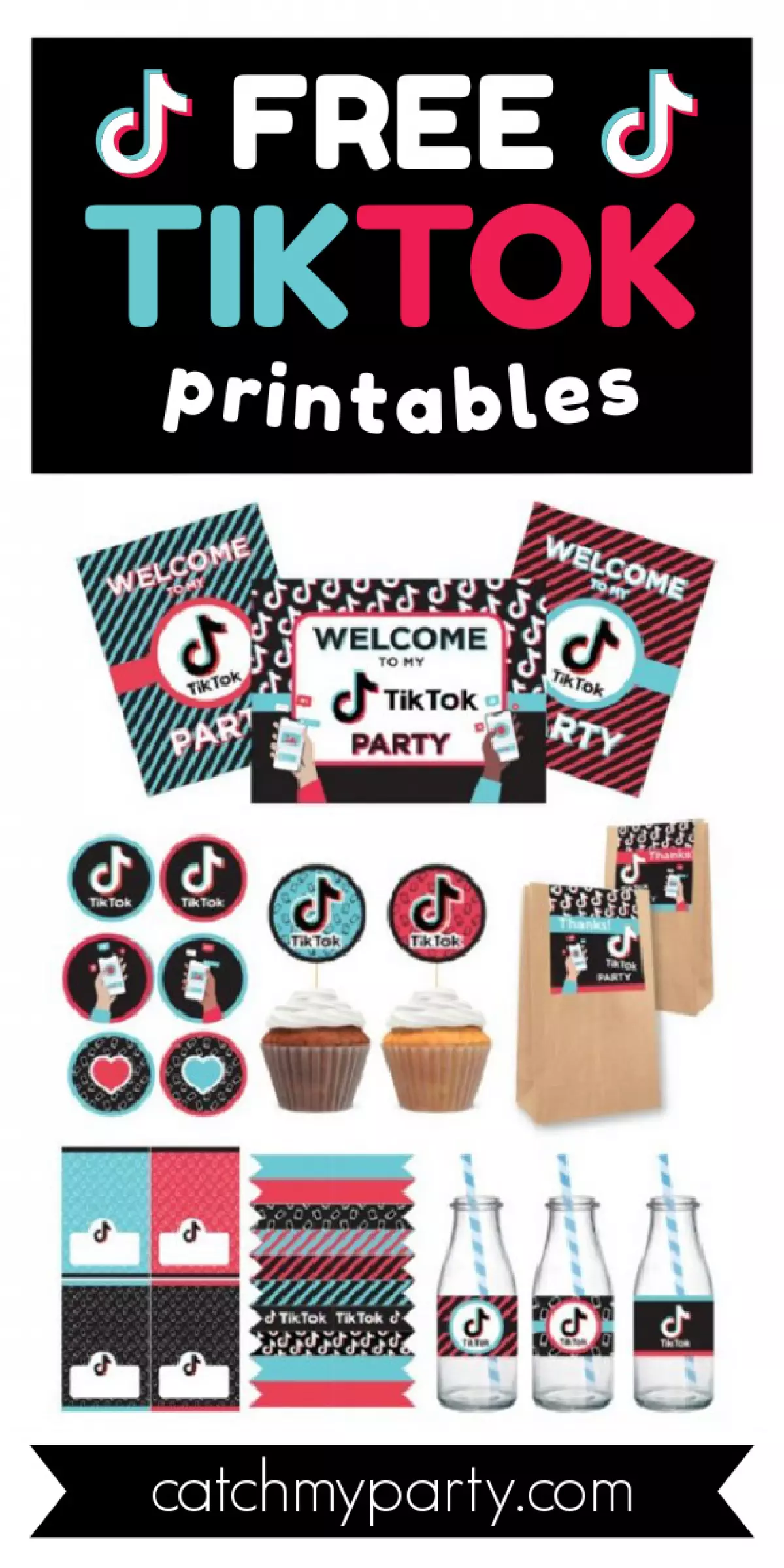 Download These Fun Free TikTok Party Printables
