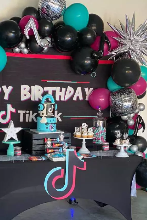 Disco TikTok Birthday Party
