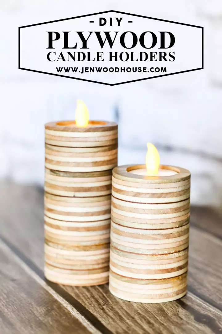 Build Wooden Candle Holders