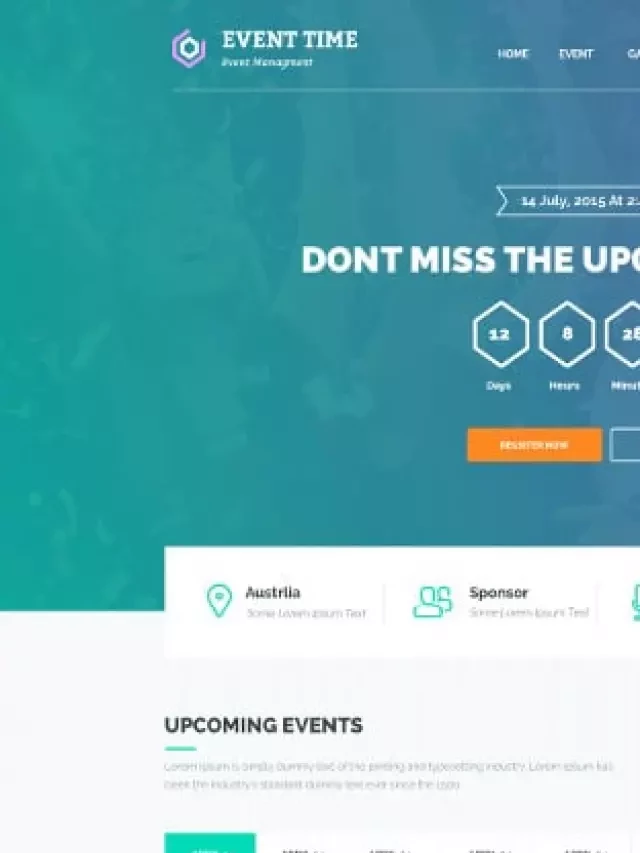   Discover the Perfect Event Planning Website Themes &amp; Templates